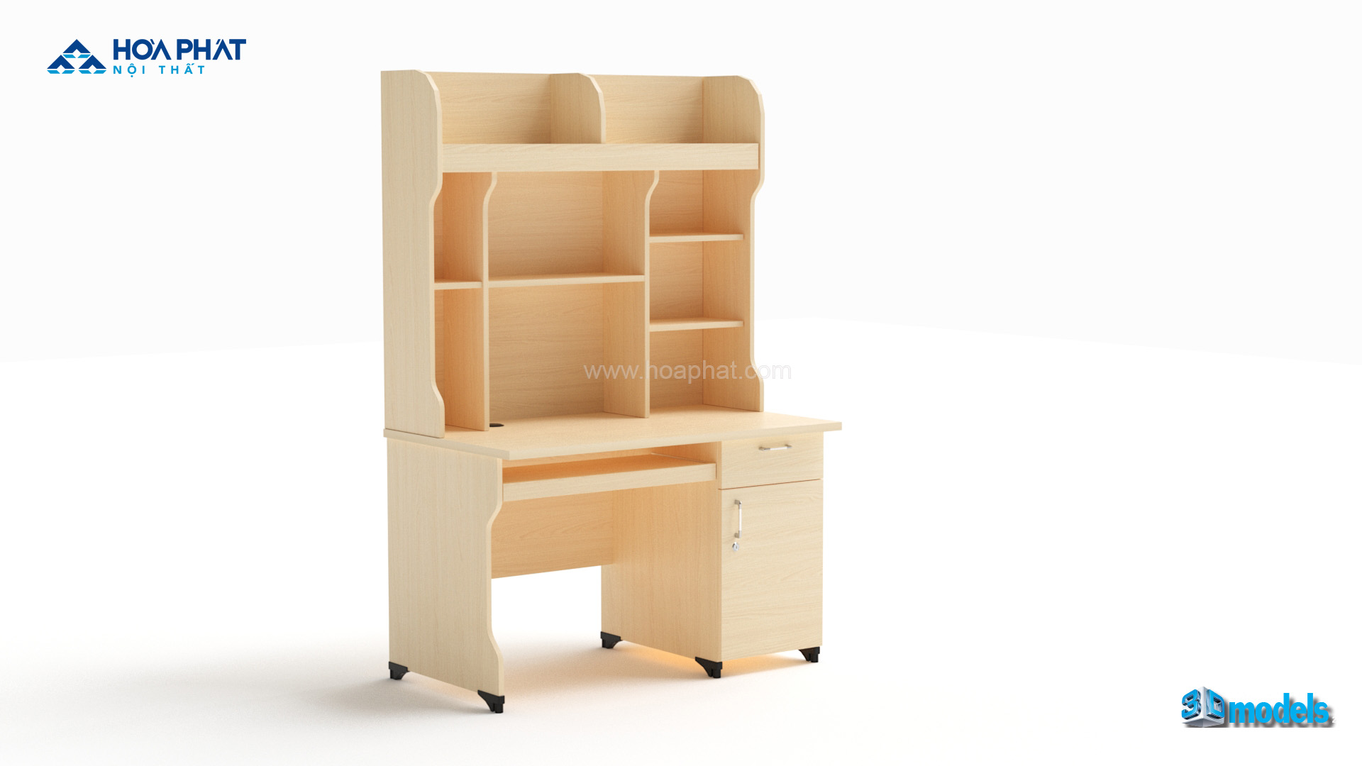 Bàn liền giá sách ATB02
