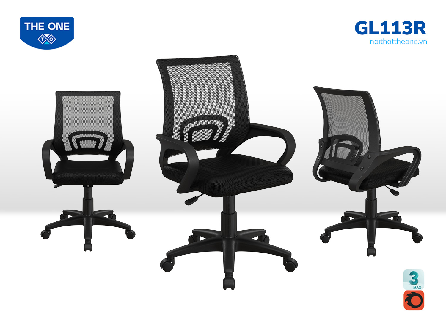 Ghế lưới văn phòng GL113RB