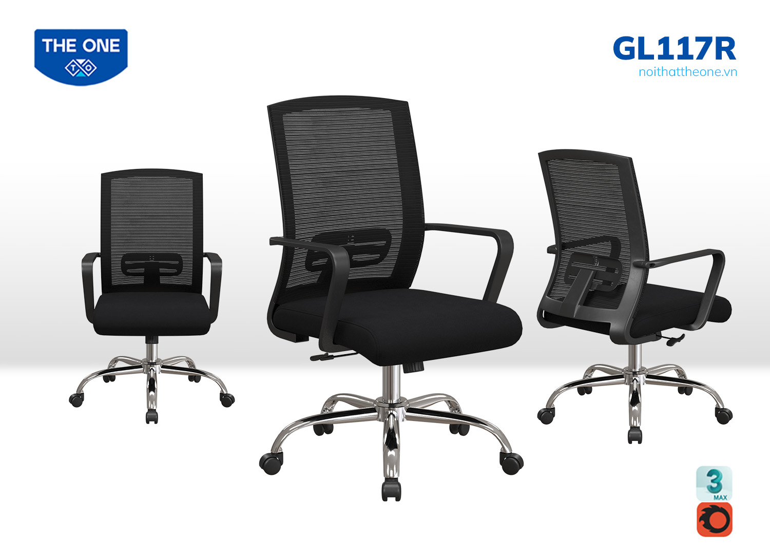 Ghế lưới văn phòng GL117