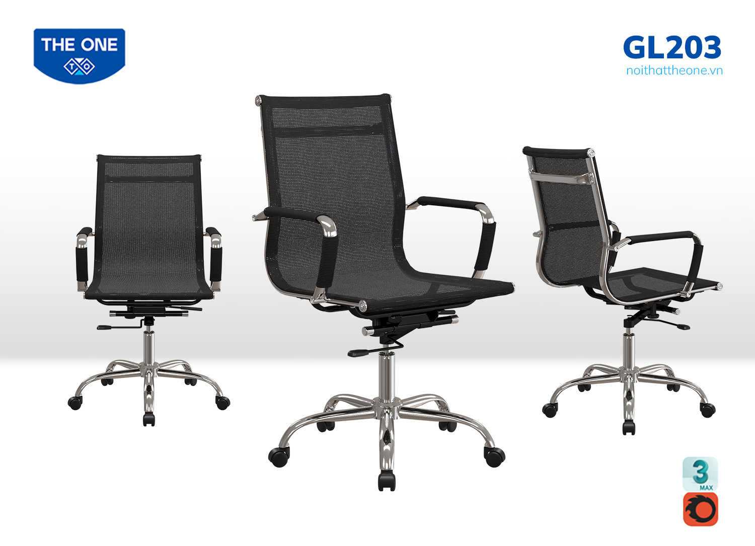 Ghế lưới lãnh đạo GL203