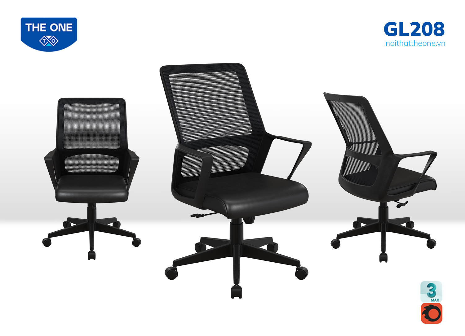 Ghế lưới Hòa Phát GL208