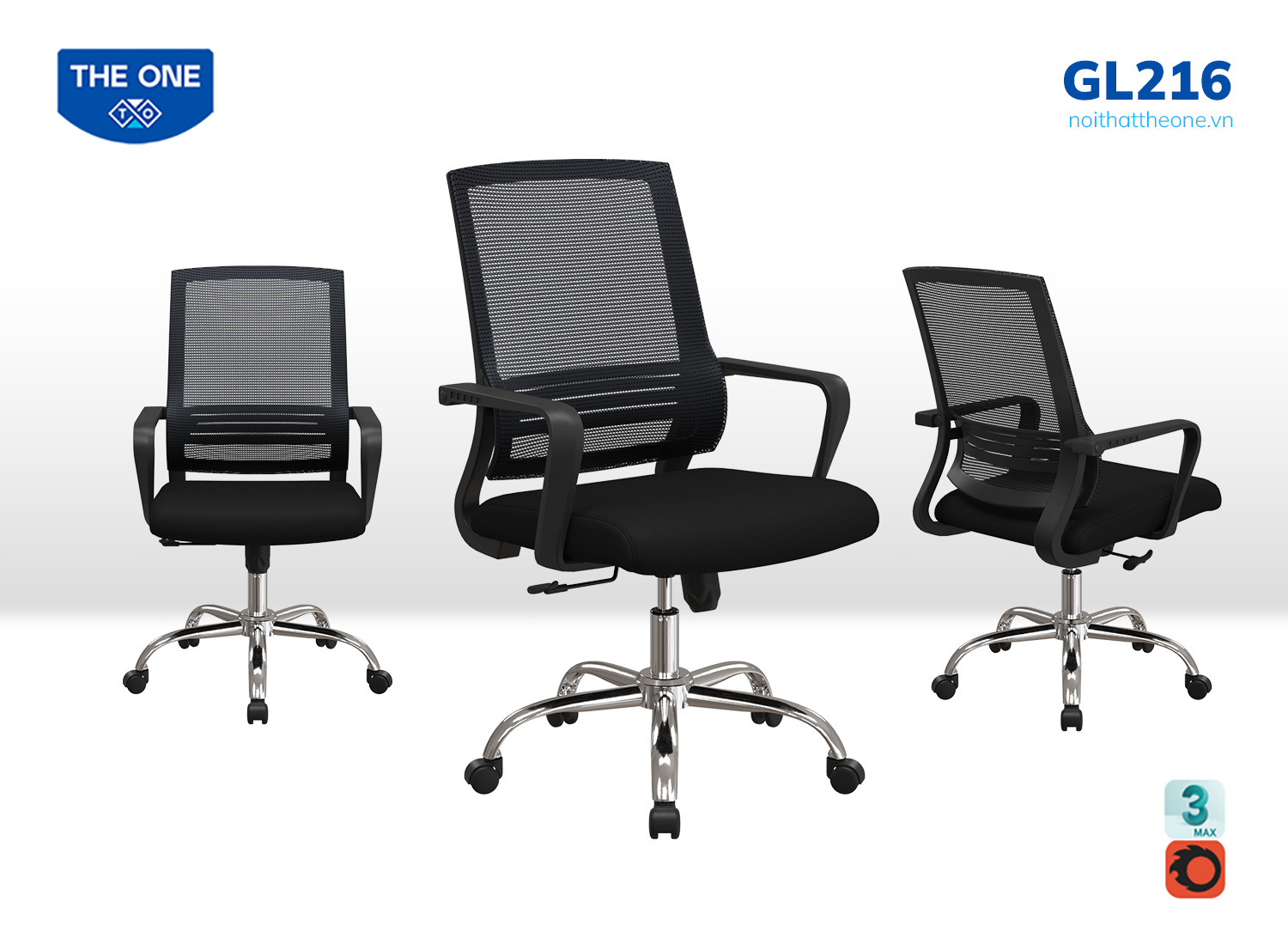 Ghế lưới văn phòng GL216