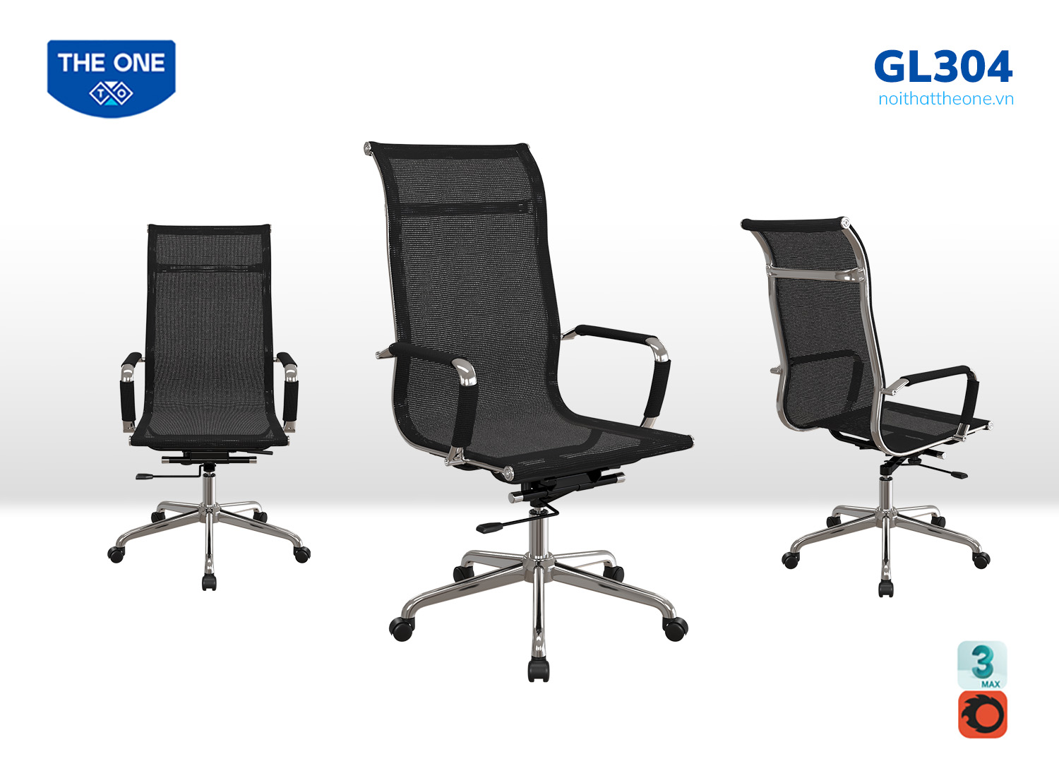 Ghế lưới cao cấp GL304