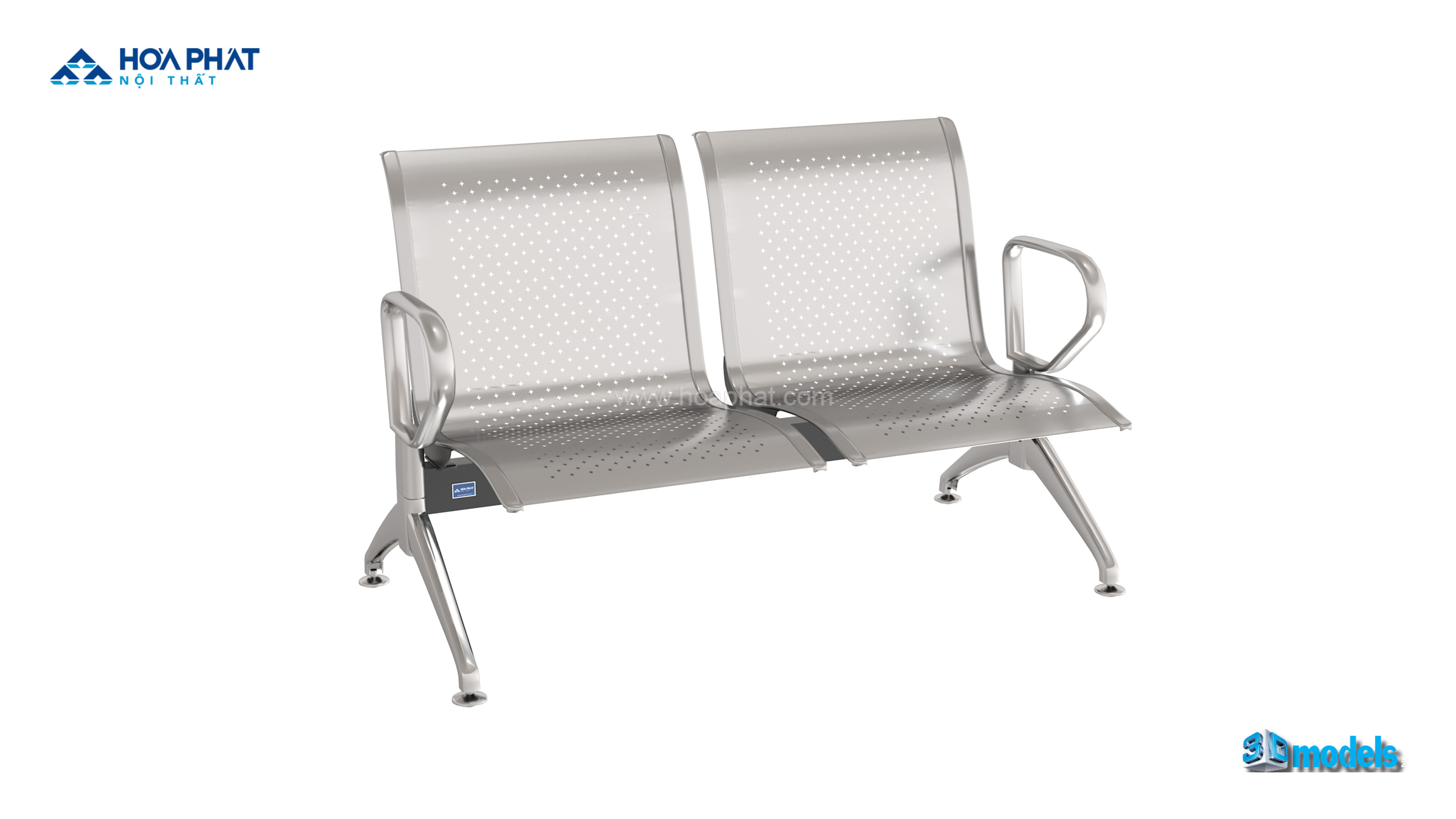 Ghế phòng chờ inox GPC04I-2