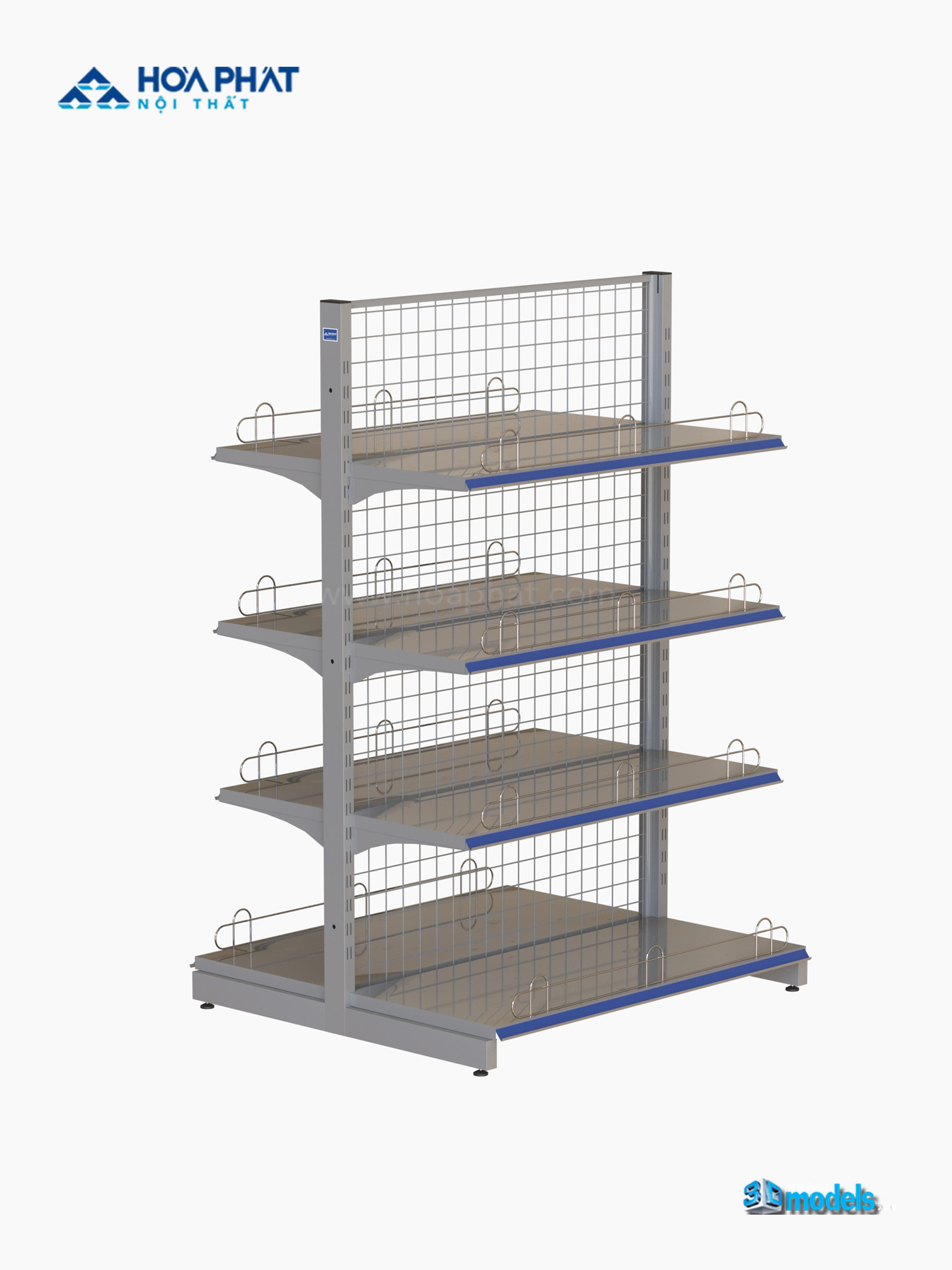 Giá siêu thị 4 tầng GST01