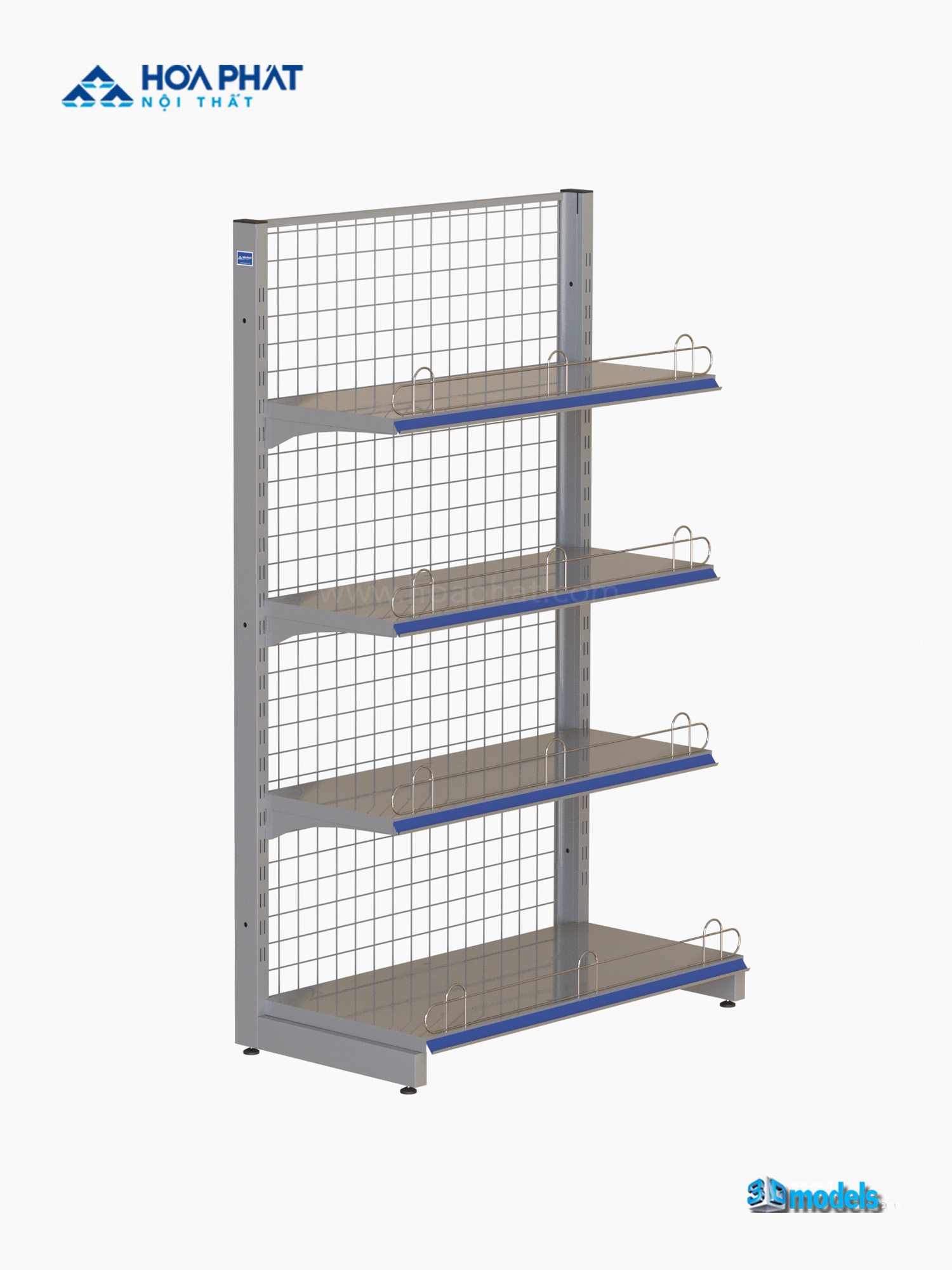 Giá siêu thị 4 tầng GST02