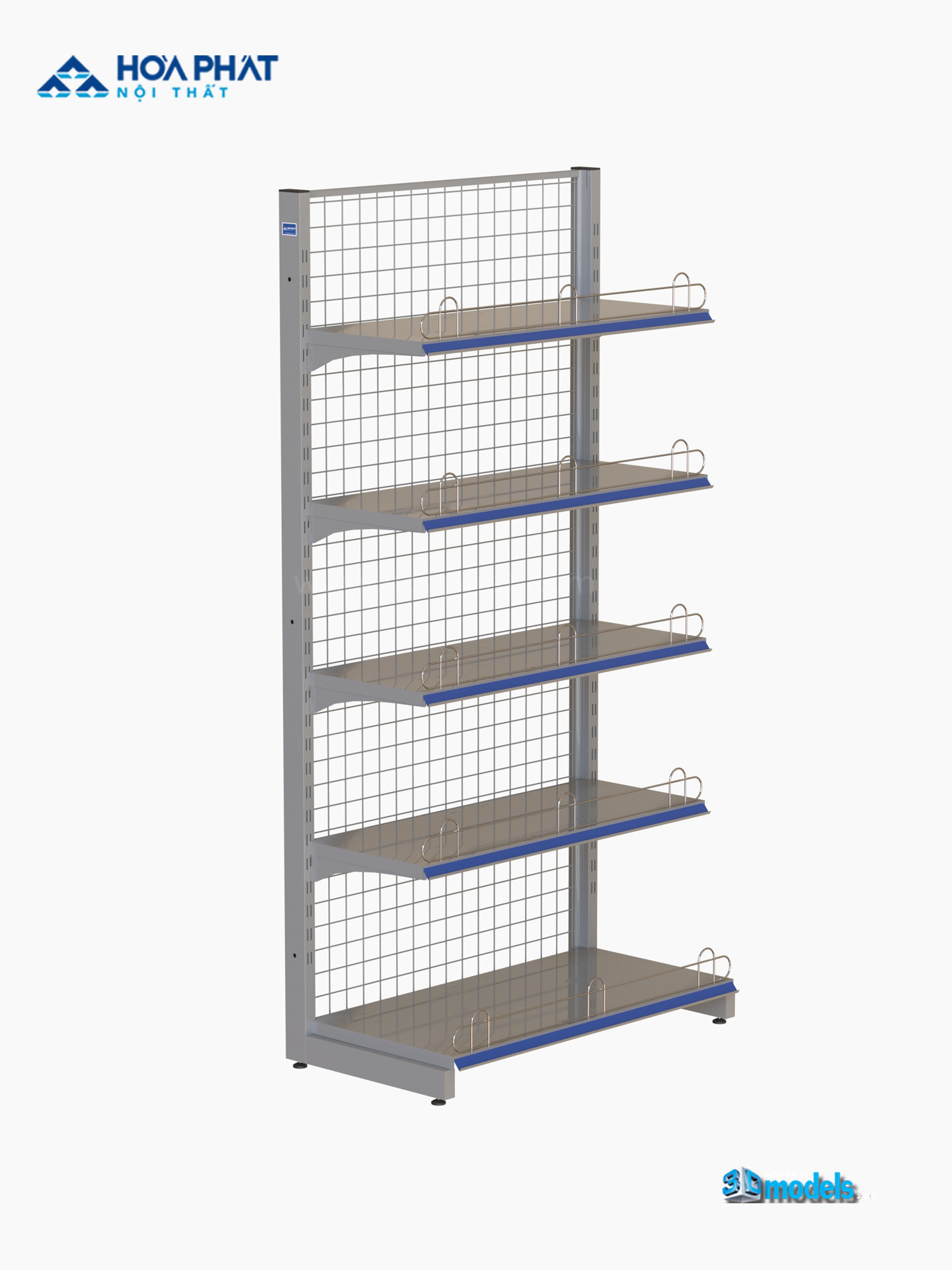 Giá siêu thị 5 tầng GST03