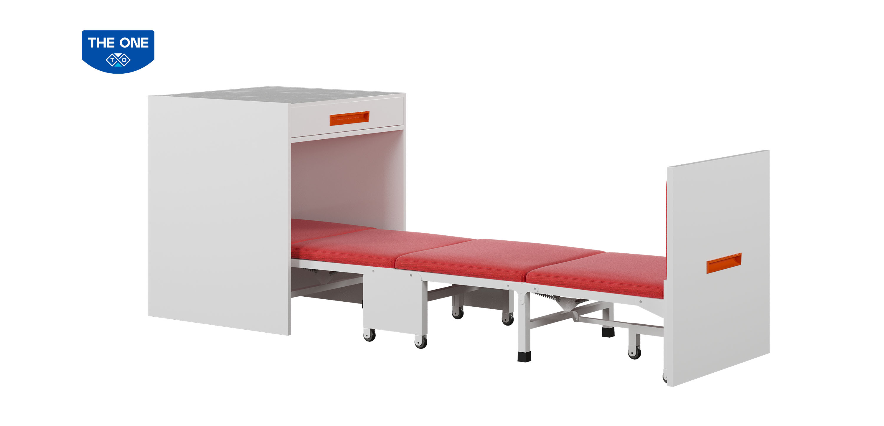 Hộc sắt kết hợp giường gấp HSGG01