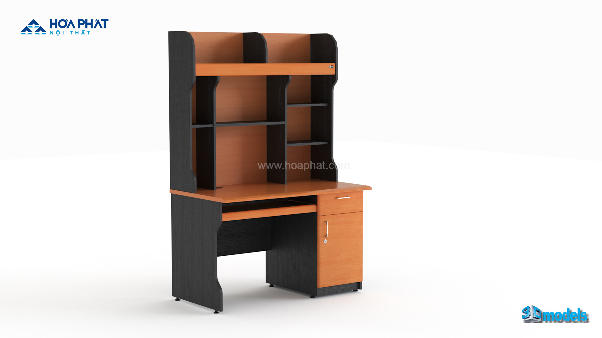 Bàn liền giá sách NTB02