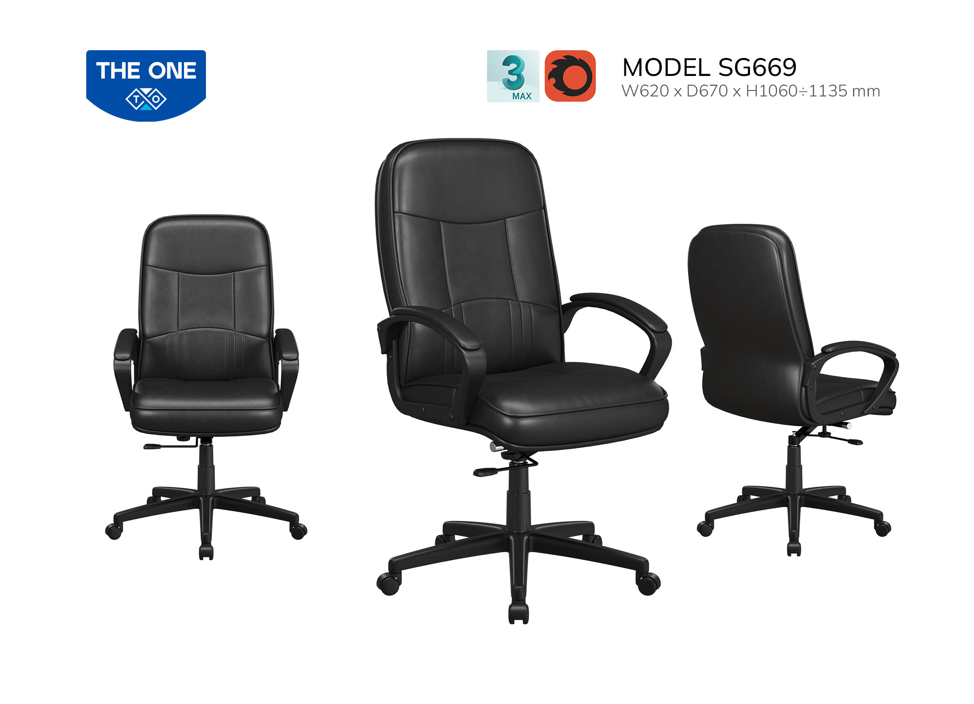 Ghế da trưởng phòng SG669