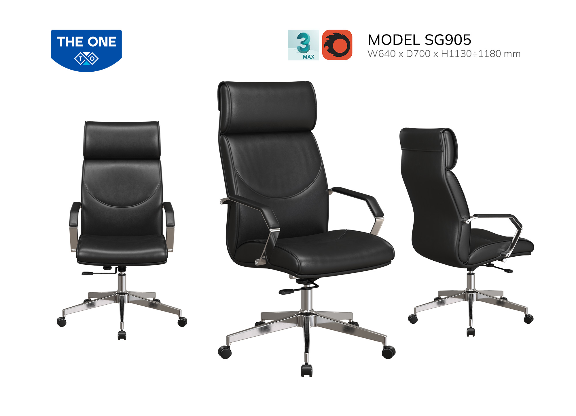 Ghế da trưởng phòng SG905