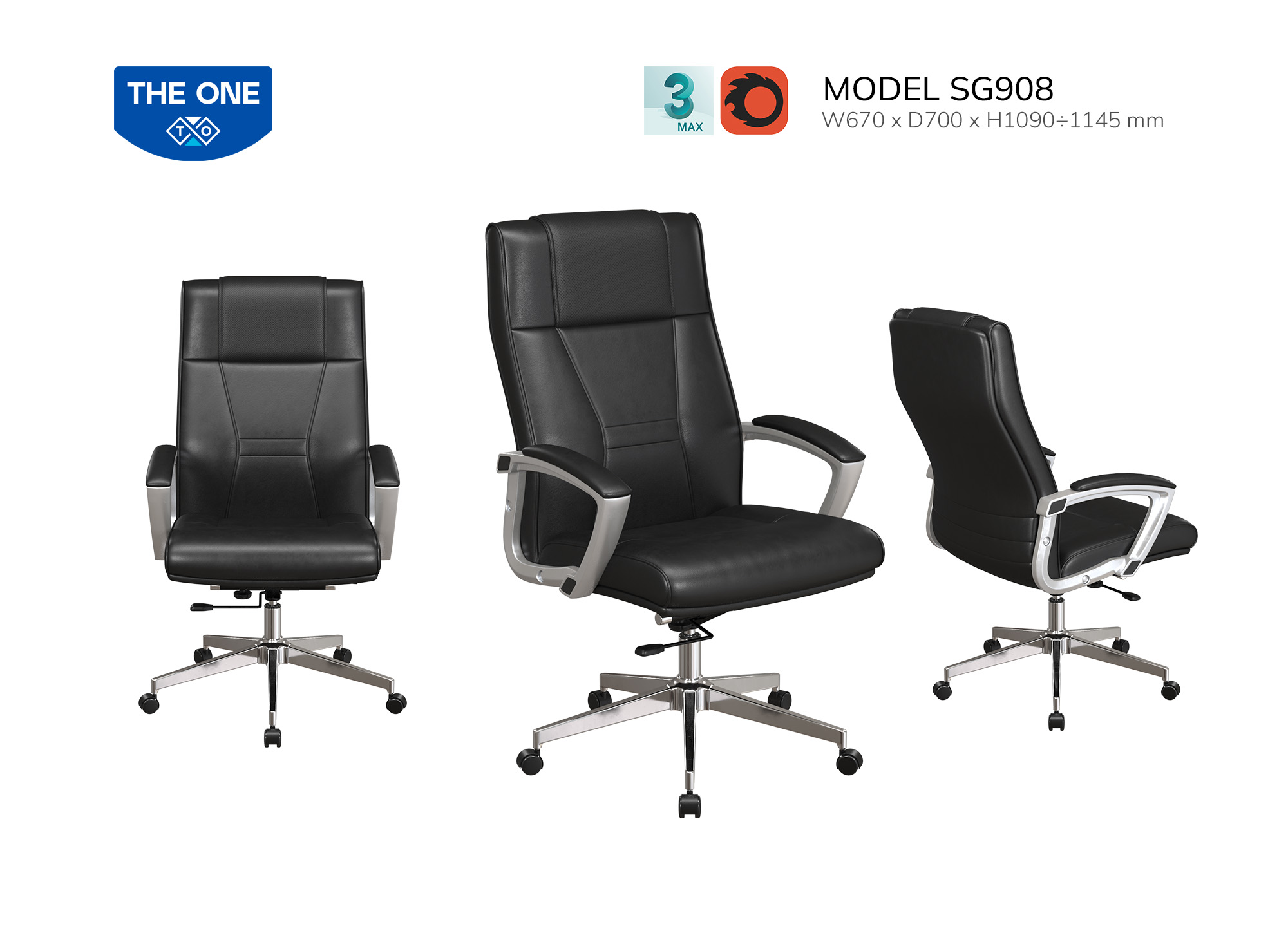 Ghế da trưởng phòng SG908