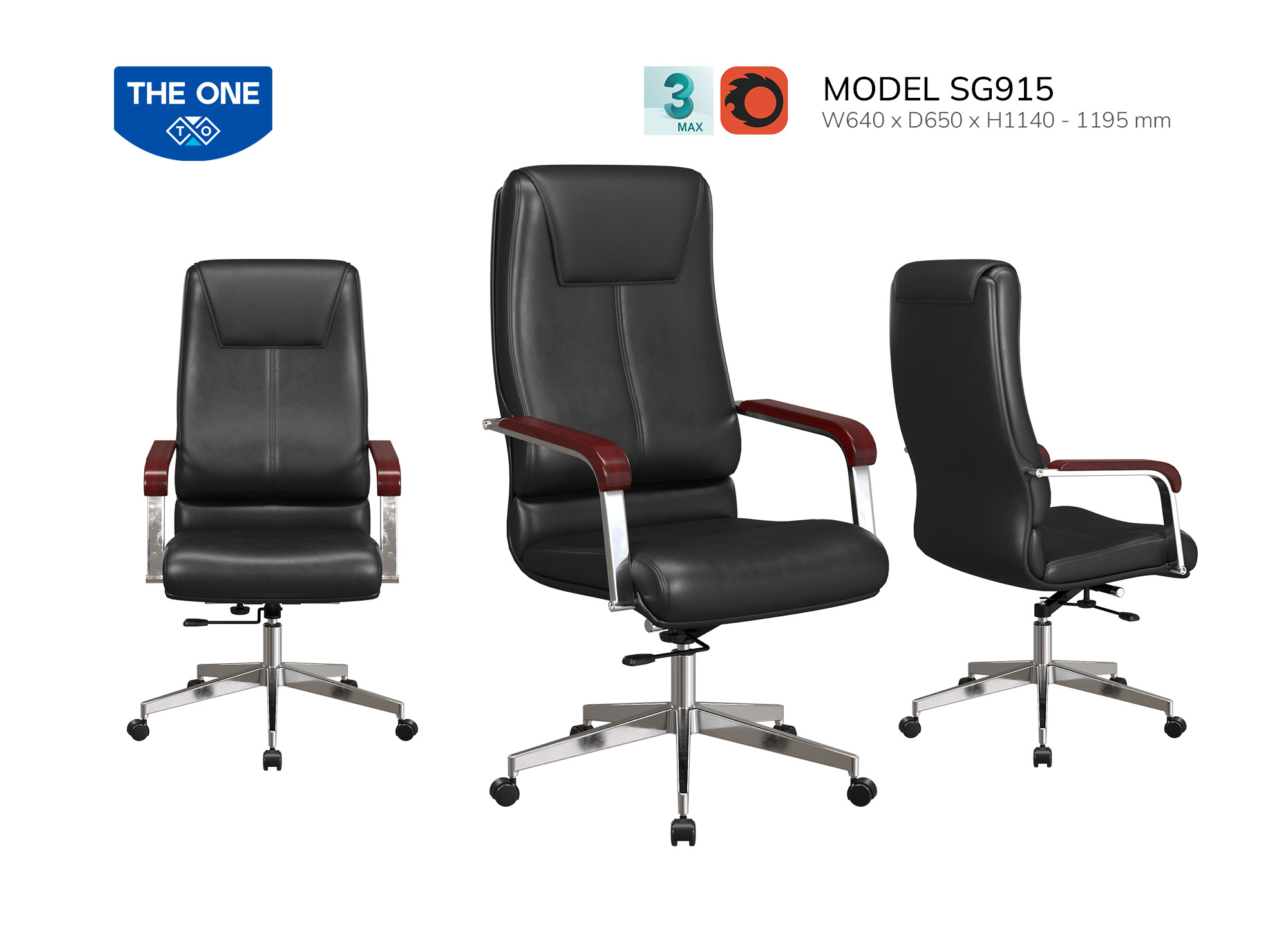 Ghế da văn phòng SG915