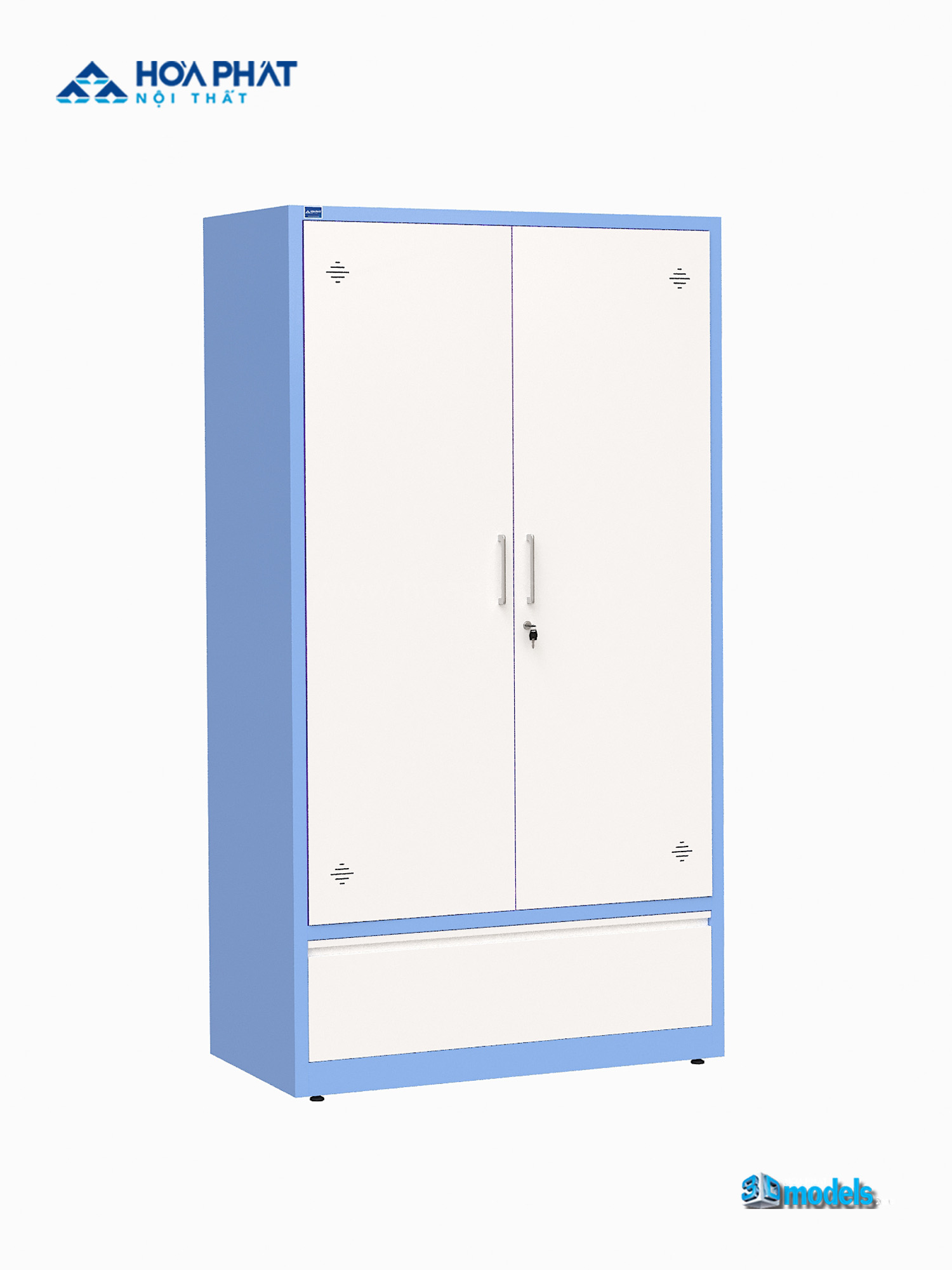Tủ sắt quần áo TU17B1C2