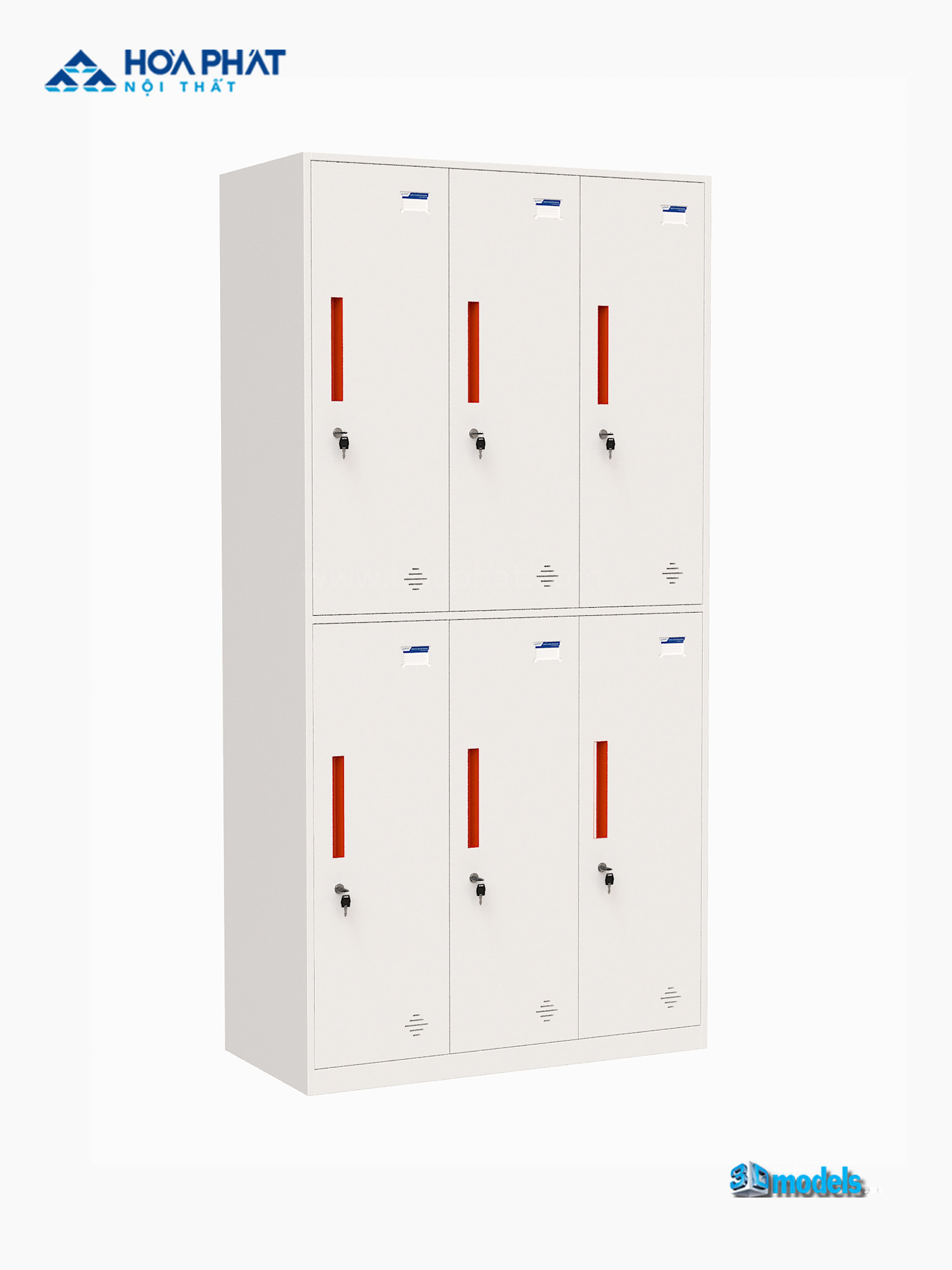 Tủ hồ sơ sắt 6 khoang TU982-3KD