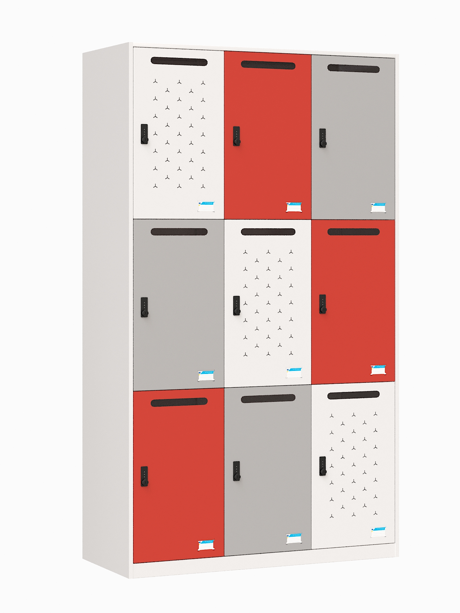 Tủ locker khóa số 9 ngăn TU983-3KS