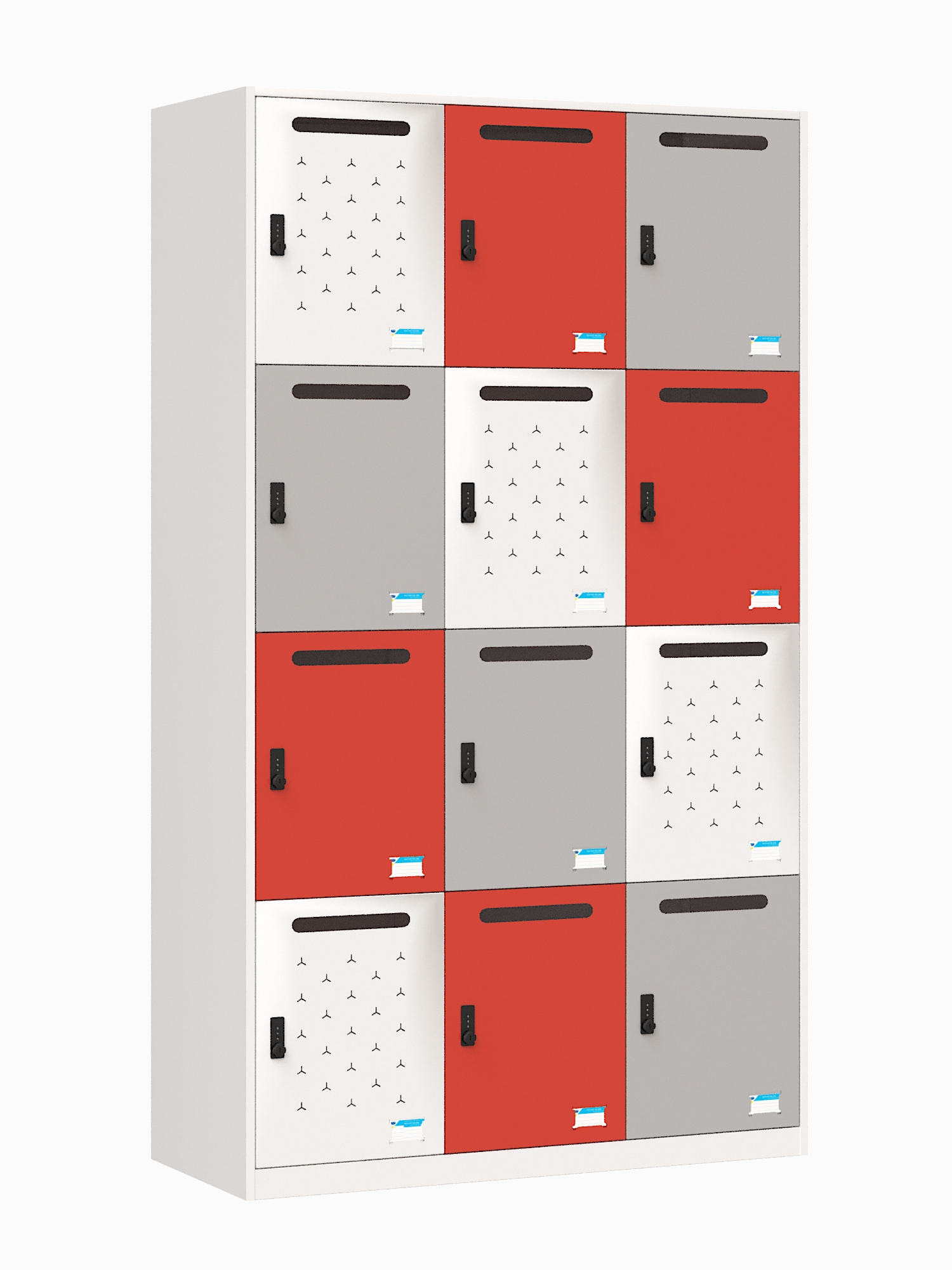 Tủ locker khóa số 12 ngăn TU984-3KS